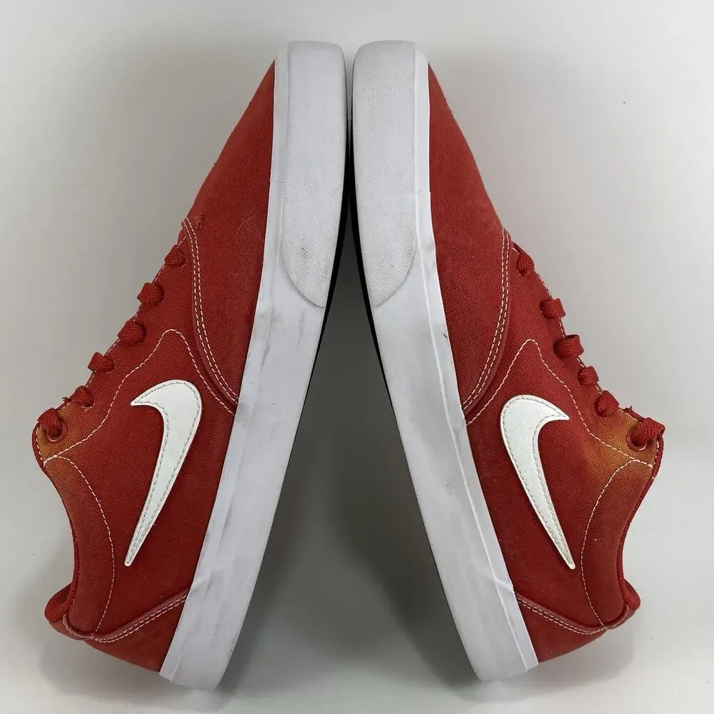 Nike Charge Canvas SB Mens Size 11 Mystic Red Causal Shoes CD6279-601 Lace Up